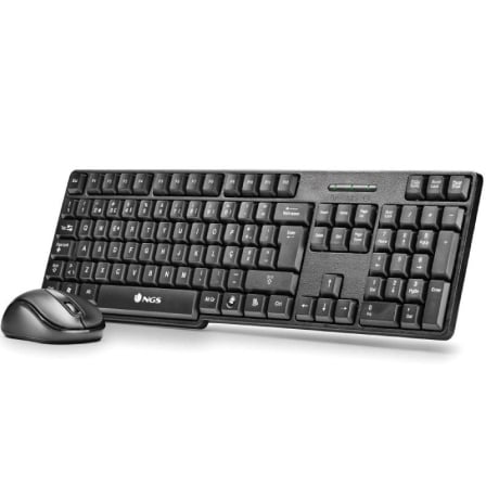 Teclado y Ratón Inalámbricos NGS Euphoria KIT/ Portugués | TecnoSoft art ngs tec20set20euphoriakit20pt 1