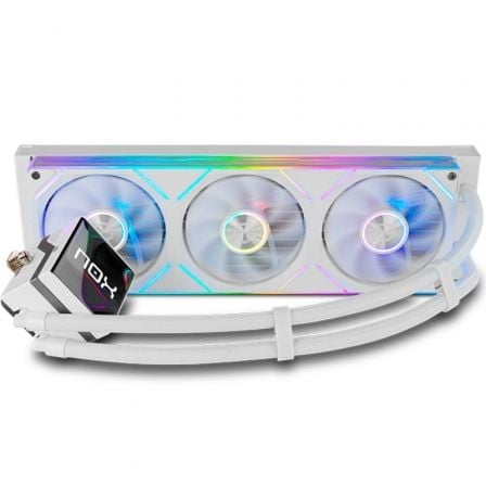 Sistema de Refrigeración Líquida Nox M-360 LCD/ Blanco | TecnoSoft art nox ref20m 36020lcd20wh 1