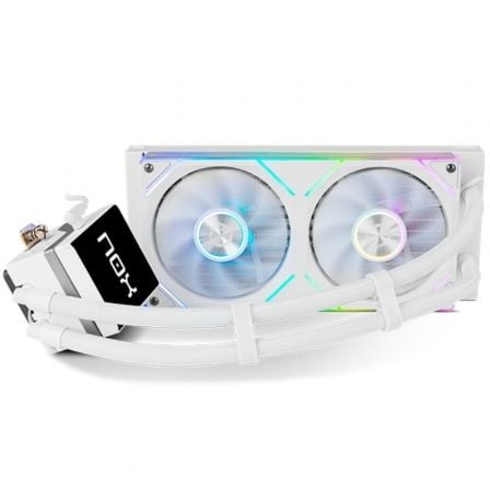 Sistema de Refrigeración Líquida Nox M-240 LCD/ Blanco | TecnoSoft art nox ref20m24020lcd20wh 1
