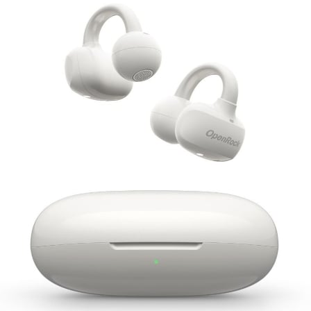 Auriculares Deportivos de Conducción Aérea OpenRock E OPACE02 con estuche de carga/ Autonomía 7h/ Blancos | TecnoSoft art opro aur20opace02 1