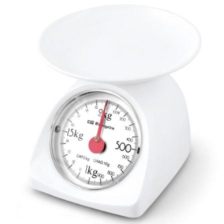Báscula de Cocina Orbegozo PC 1015/ hasta 2kg/ Blanca | TecnoSoft art orb pae bas20pc201015 1