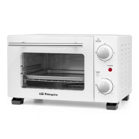 Horno de Sobremesa Orbegozo HO 975/ 800W/ Capacidad 10L/ Blanco | TecnoSoft art orb pae horno20ho20975 1