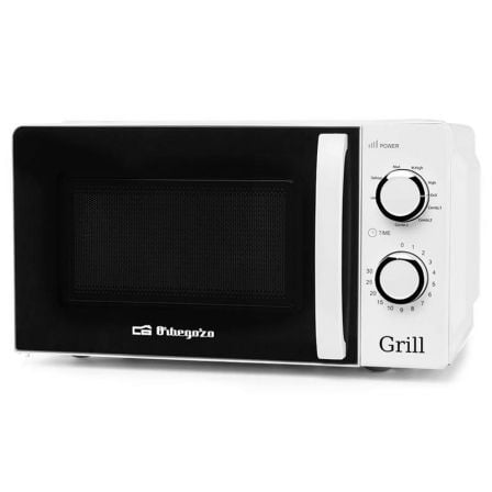 Microondas Orbegozo MIG 2130/ 700W/ Capacidad 20L/ Función Grill/ Blanco | TecnoSoft art orb pae mic20mig202130 1