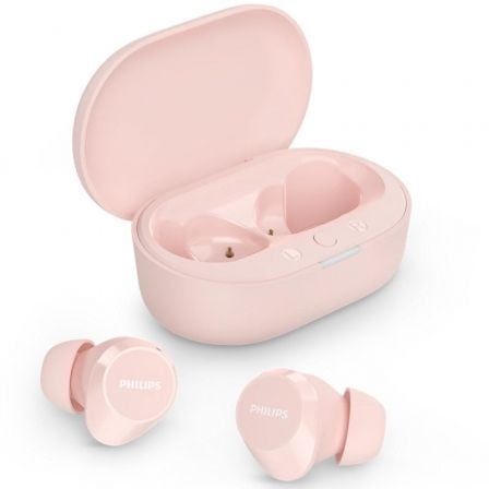 Auriculares Bluetooth Philips TAT1209 con estuche de carga/ Autonomía 6h/ Rosas | TecnoSoft art phil aur20tat1209pk 1