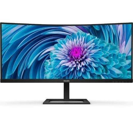 Monitor Profesional Ultrapanorámico Curvo Philips 346E2CUAE 34″/ UWQHD/ Multimedia/ Regulable en altura/ Negro | TecnoSoft art phil m20346e2cuae 1