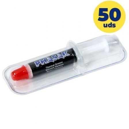 Pasta Térmica Phasak DTA 005/ 0.5g/ Bolsa 50 Unidades | TecnoSoft art phk pasta20ter20dta200052050u 1