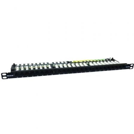Patch Panel Phasak PU 4811/ 24 Puertos/ Cat.6A/ Altura 0.5U | TecnoSoft art phk patch pu 4811 1