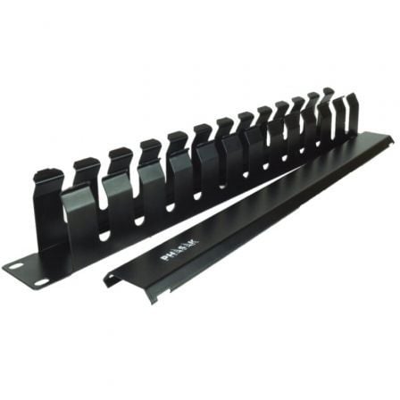 Panel Guía Cables con Tapa para Rack 19″ Phasak PA 5095/ Altura 1U | TecnoSoft art phk patch20pa205095 1
