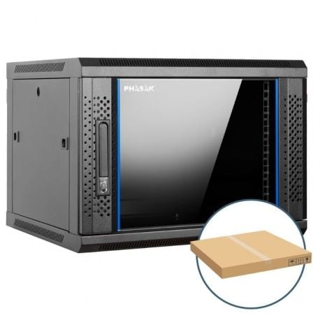 Armario Rack Mural Desmontado Phasak PHO 2109D/ 19″/ Altura 9U | TecnoSoft art phk rack20pho202109d 1