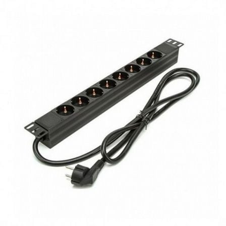 Regleta Phasak BNS 3518/ 8 Tomas de Corriente/ Cable 1.5m/ Negro | TecnoSoft art phk regleta20bns203518 1
