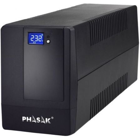 SAI Línea Interactiva Phasak 2000 VA LCD/ 2000VA/ 4 Salidas/ Formato Torre | TecnoSoft art phk sai20200020va20lcd 1