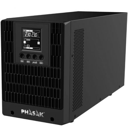 SAI Online Phasak 2000 VA Online LCD/ 2000VA-2000W/ 4 Salidas/ Formato Torre | TecnoSoft art phk sai20200020va20on20lcd 1