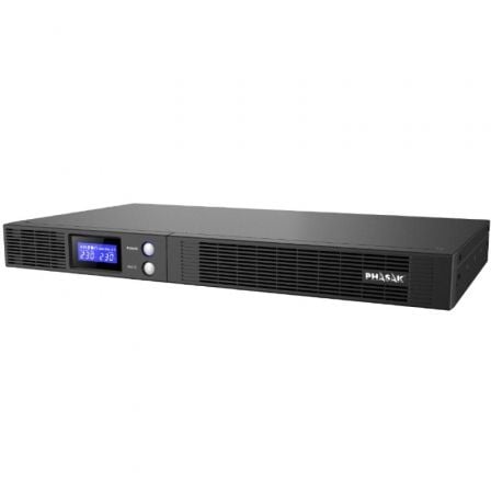 SAI Línea Interactiva Phasak Protekt Slim Rack/ 750VA-450W/ 4 Salidas/ Formato Rack | TecnoSoft art phk sai2075020va20protk20slim 1