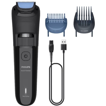 Cortabarbas Philips Beardtrimmer series 3000 BT3620/15/ con Batería/ 5 Accesorios | TecnoSoft art phpae cor20bt20s300020bt36202015 1