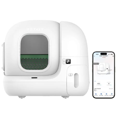 Arenero para Gatos Autolimpiable PetKit PURA MAX 2/ 76L/ Control desde APP/ Blanco Mate | TecnoSoft art pkit arenero20pura20max202 1