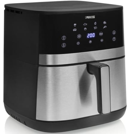 Freidora por Aire Airfryer / Sin Aceite Princess DualHeat 182474/ Doble Resistencia 2300W (1800W+500W)/ Capacidad 7L | TecnoSoft art prin pae fre20182474 1