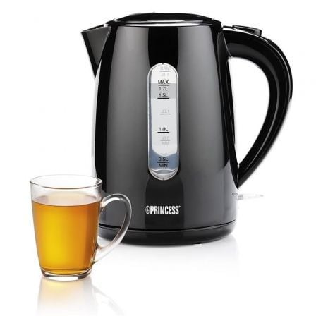 Hervidor de Agua Princess 236017 Black Style/ 2200W/ Capacidad 1.7L | TecnoSoft art prin pae hervidor20236017 1