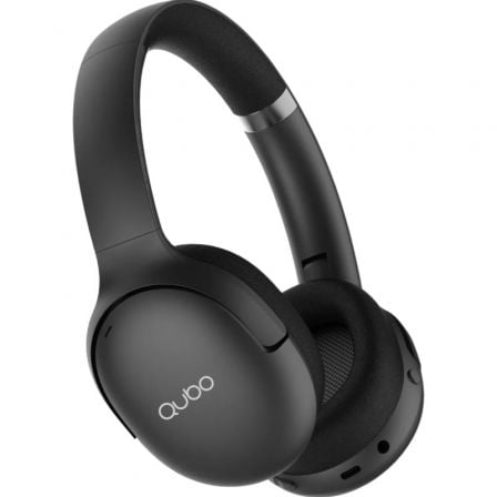 Auriculares Inalámbricos Qubo HD-400/ con Micrófono/ Bluetooth/ Negros | TecnoSoft art qub aur20hd 40020bk 1