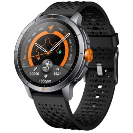 Smartwatch Qubo SMT-500AGP/ Notificaciones/ Frecuencia Cardíaca/ GPS/ Negro | TecnoSoft art qub reloj20smt 500agp20bk 1