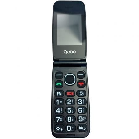 Teléfono Móvil Qubo NEONW-BK 4G para Personas Mayores/ Negro | TecnoSoft art qub tel20neonw204g20bk 1