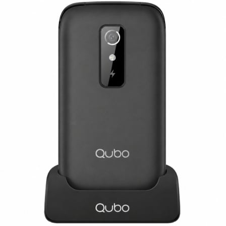 Teléfono Móvil Qubo P-220BKC 4G para Personas Mayores/ Negro | TecnoSoft art qub tel20p 220bkc204g 1