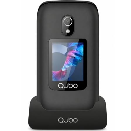 Teléfono Móvil Qubo P-221BKC 4G para Personas Mayores/ Negro | TecnoSoft art qub tel20p 221bkc204g 1