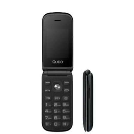 Teléfono Móvil Qubo X-209 4G para Personas Mayores/ Negro | TecnoSoft art qub tel20x 209204g20bk 1