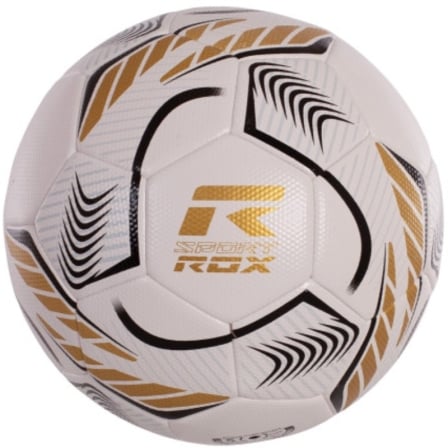 Balón de Fútbol Rox Sport R-Comand/ Blanco y Dorado | TecnoSoft art roxs balon20r com20520gd 1