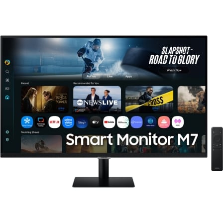 Smart Monitor Samsung M7 S32FM702UU 32″/ 4K/ Multimedia/ Smart TV/ Negro | TecnoSoft art sam m s32fm702uu 1