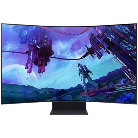 Monitor Gaming Curvo Samsung Odyssey Ark S55CG970NU 55″/ 4K/ 1ms/ 165Hz/ VA/ Regulable en altura/ Smart TV/ Multimedia/ Negro | TecnoSoft art sam m s55cg970nu 1
