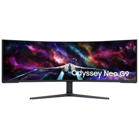 Monitor Gaming Ultrapanorámico Curvo Samsung Odyssey Neo G9 S57CG952NU 57″/ Dual UHD/ 1ms/ 240Hz/ VA/ Regulable en altura/ Blanco | TecnoSoft art sam m s57cg952nu 1