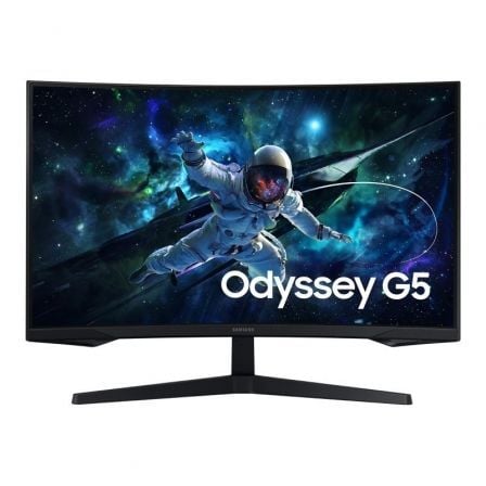 Monitor Gaming Curvo Samsung Odyssey G5 S27CG554EU 27″/ QHD/ 1ms/ 165Hz/ VA/ Negro | TecnoSoft art sam m20s27cg554eu 1