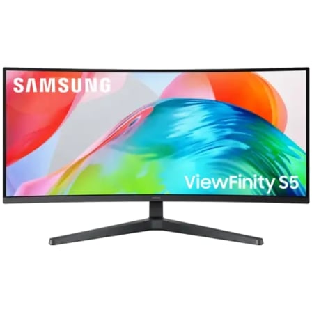 Monitor Profesional Ultraparonámico Curvo Samsung ViewFinity S5 S34H550GAU 34″/ UWQHD/ Negro | TecnoSoft art sam m20s34h550gau 1