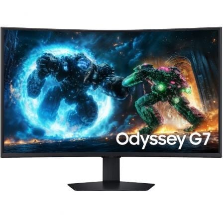 Monitor Gaming Curvo Samsung Odyssey G7 G75F 37″/ 4K/ 1ms/ 165Hz/ VA/ Regulable en altura/ Negro | TecnoSoft art sam m20s37fg750eu 1