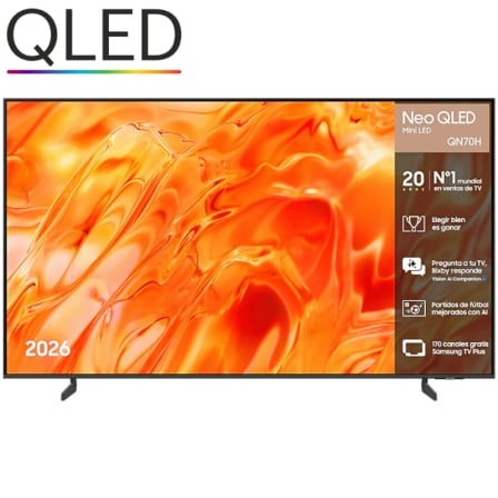 Televisor Samsung Neo QLED QN70H TQ55QN70HAU 55″/ Ultra HD 4K/ Smart TV/ WiFi | TecnoSoft art sam tv20tq55qn70hau 1