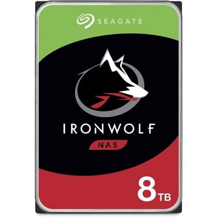 Disco Duro Seagate IronWolf NAS ST8000VN004 8TB/ 3.5″/ SATA III/ 256MB | TecnoSoft art sea hdd20st8000vn004 1