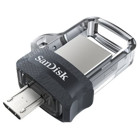 Pendrive 64GB SanDisk Dual m3.0 Ultra USB 3.0/ MicroUSB | TecnoSoft art snd flash20dual20m32064gb 1