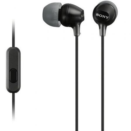 Auriculares Intrauditivos Sony MDR-EX15AP/ con Micrófono/ Jack 3.5/ Negros | TecnoSoft art sony aur20mdr ex15ap 1