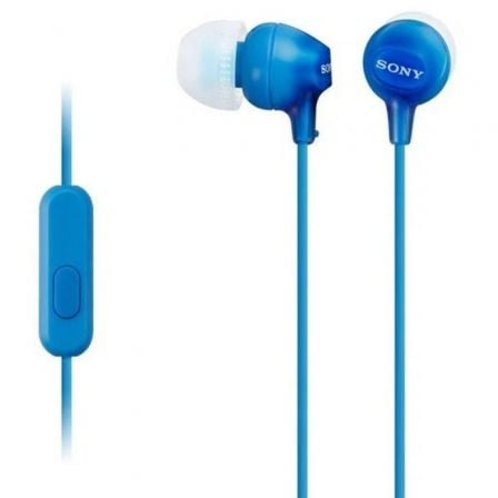 Auriculares Intrauditivos Sony MDR-EX15APLI/ con Micrófono/ Jack 3.5/ Azules | TecnoSoft art sony aur20mdr ex15apli20bl 1