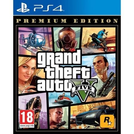 Juego para Consola Sony PS4 Grand Theft Auto V Edición Premium | TecnoSoft art sony ps4 j20gta520pe 1