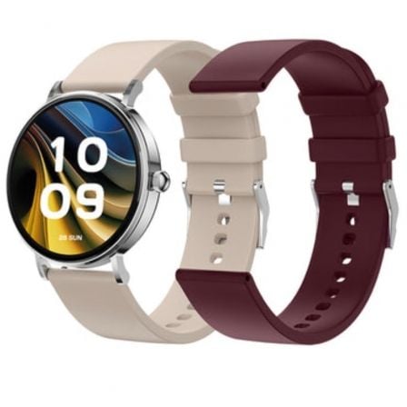 Smartwatch SPC Smartee Duo Velvet 9656B/ Notificaciones/ Frecuencia Cardíaca/ Blanco | TecnoSoft art spc reloj20smart20duo20ve20wh 1