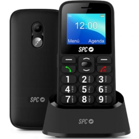 Teléfono Móvil SPC Fortune 2 4G para Personas Mayores/ Negro | TecnoSoft art spc tel20fortune2204g20bk 1