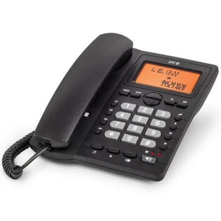 Teléfono SPC Office ID 2 3612N/ Negro | TecnoSoft art spc telf20office20id20220bk 1