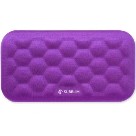 Reposamuñecas Subblim Ergo AirPadding/ Púrpura | TecnoSoft art sub alf ergo airp mou pur 1