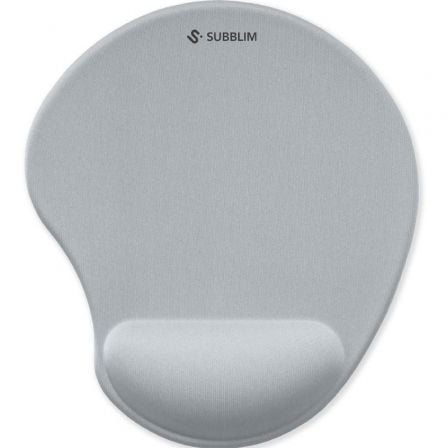 Alfombrilla Ergonómica Subblim Ergo NeoGel MousePad/ Plateada | TecnoSoft art sub alf ergo neog moupd sv 1