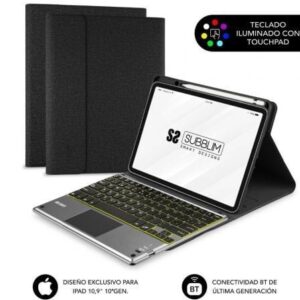 Funda con Teclado Subblim KeyTab Pro BT para Tablet iPad 10.9″ 10a Gen/ Negra | TecnoSoft art sub funda subkt4 btpi03 1