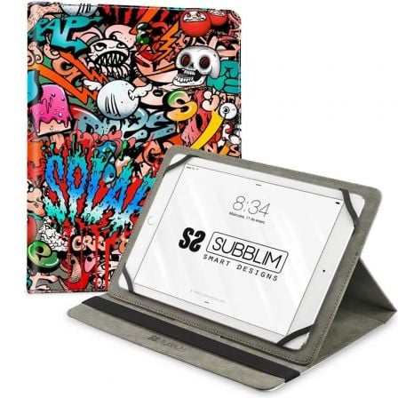 Funda Subblim Trendy Graffiti para Tablets de 9.6″-11″ | TecnoSoft art sub funda20cut 4tc010 1