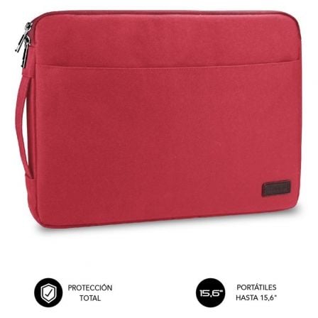 Funda Subblim Urban Laptop Sleeve para Portátiles hasta 15.6″/ Roja | TecnoSoft art sub funda20ls 0ps0103 1