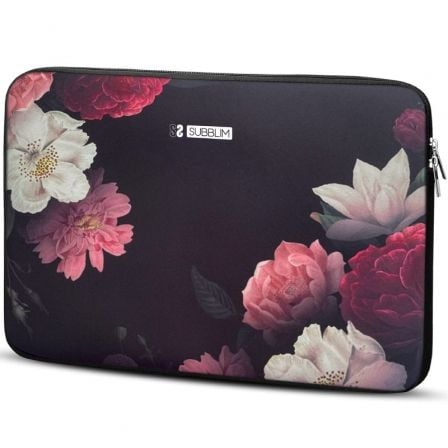 Funda Subblim Trendy Sleeve Neo Flowers para Portátiles hasta 14″ | TecnoSoft art sub funda20tr20sl20neo20flo2014 1