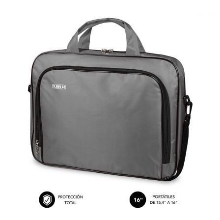 Maletín Subblim Oxford para Portátiles hasta 16″/ Gris | TecnoSoft art sub mal20lb 1olb051 1
